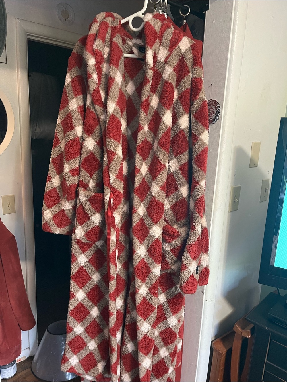 Super cozy hooded robe XL